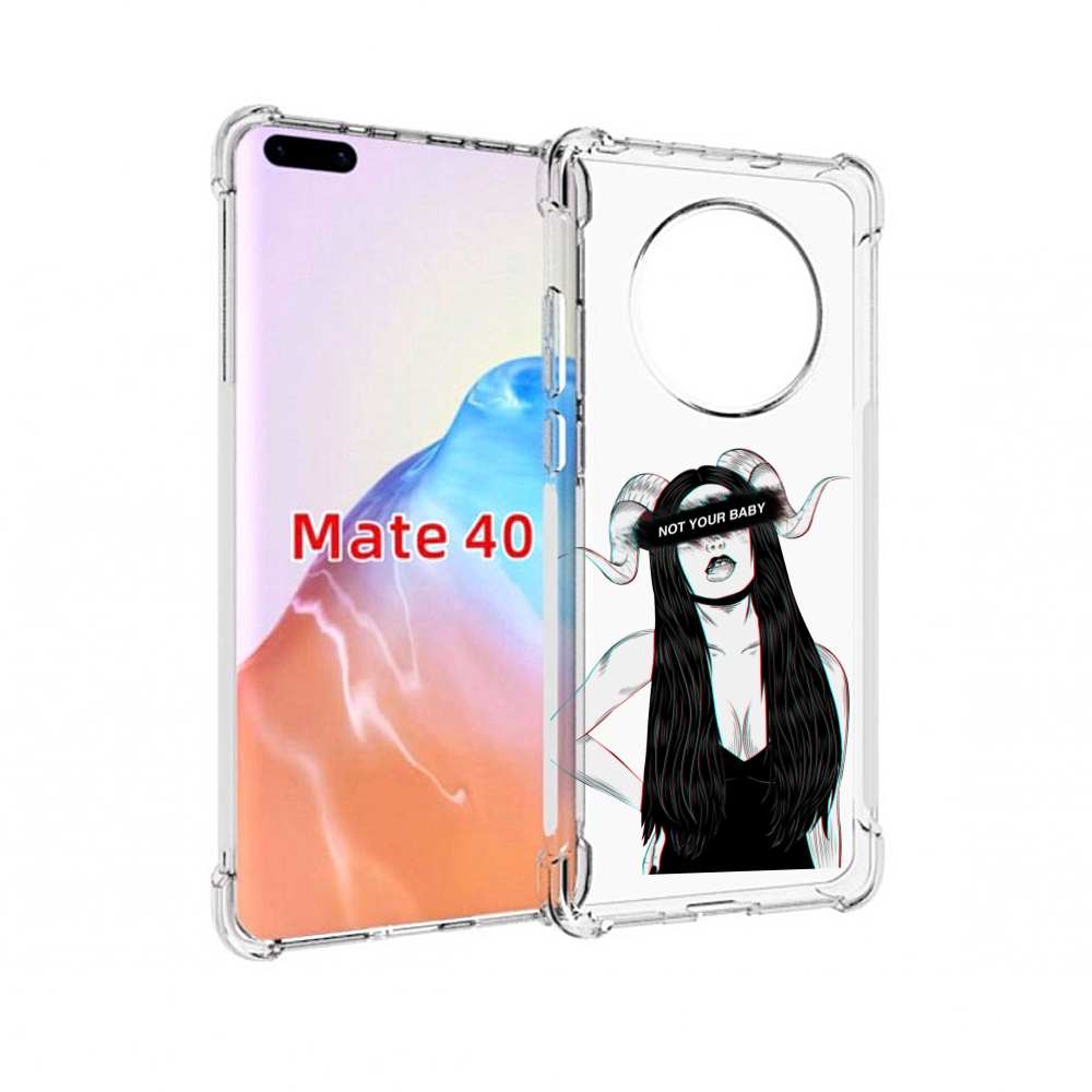 

Чехол MyPads Tocco для Huawei Mate 40 not-your, Прозрачный, Tocco