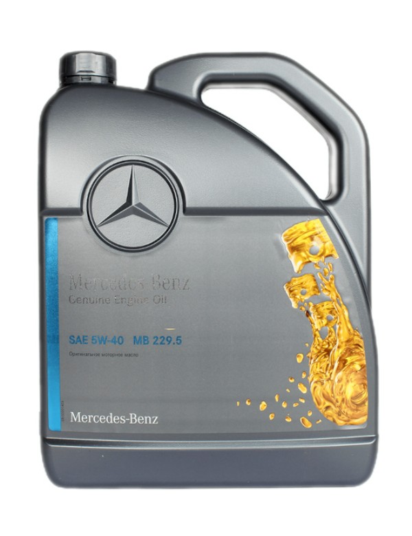 

Моторное масло Mercedes-Benz cинтетическое PKW Motorenol 229.5 5W40 5л