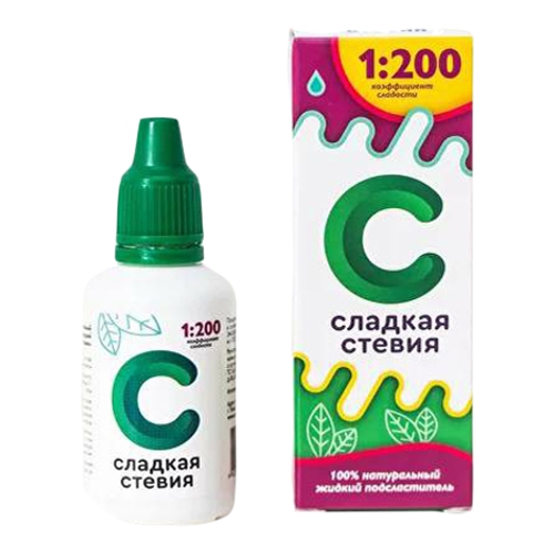 

Сахарозаменитель Смарт Фит Стевия сладкая жидкая 30 мл