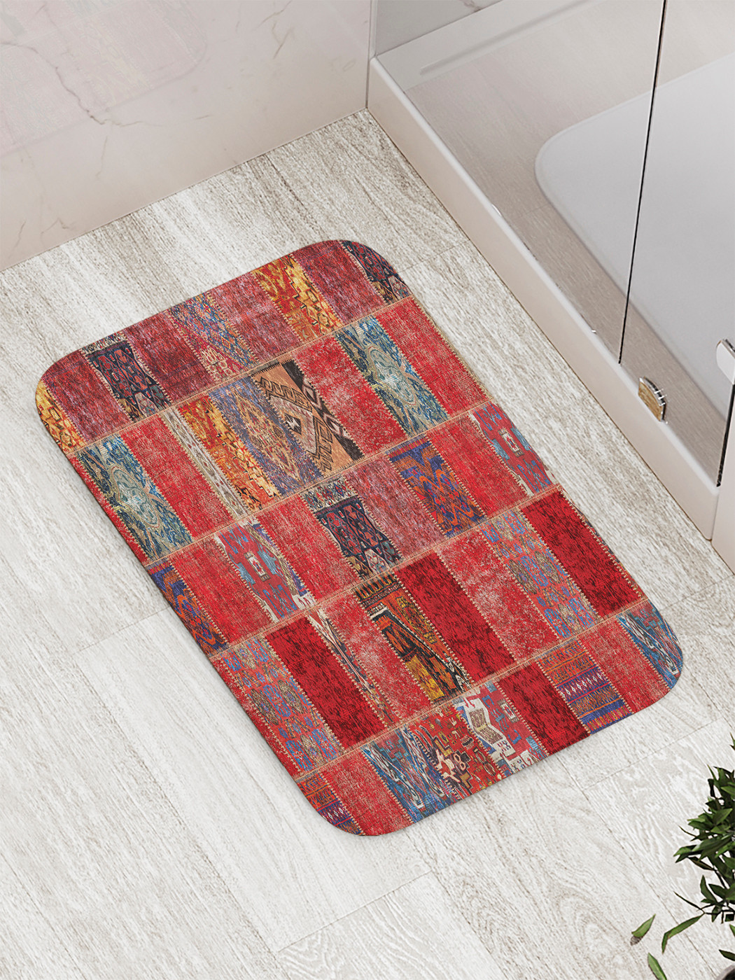 

bath_7003 Коврик противоскользящий для ванной, сауны, бассейна, 77х52 см