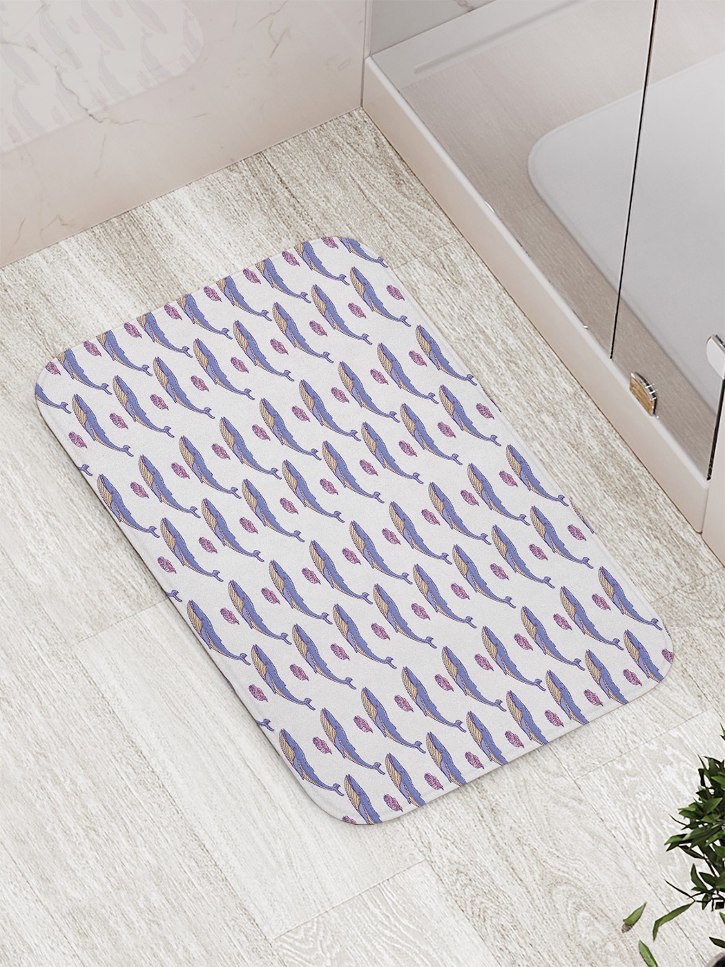 

bath_70003 Коврик противоскользящий для ванной, сауны, бассейна, 77х52 см