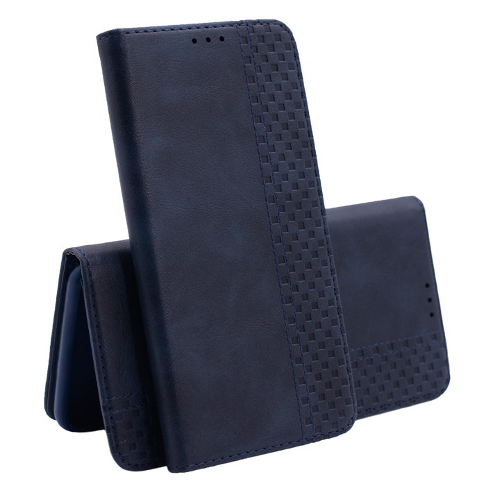 фото Чехол-книжка president wallet из экокожи для huawei p smart 2021 (темно-синий) black panther