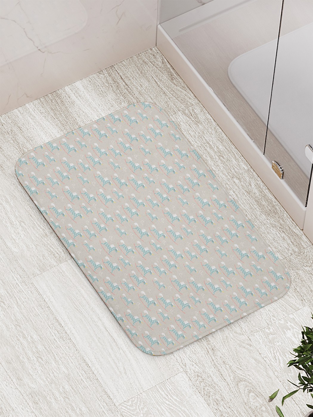 

bath_69959 Коврик противоскользящий для ванной, сауны, бассейна, 77х52 см