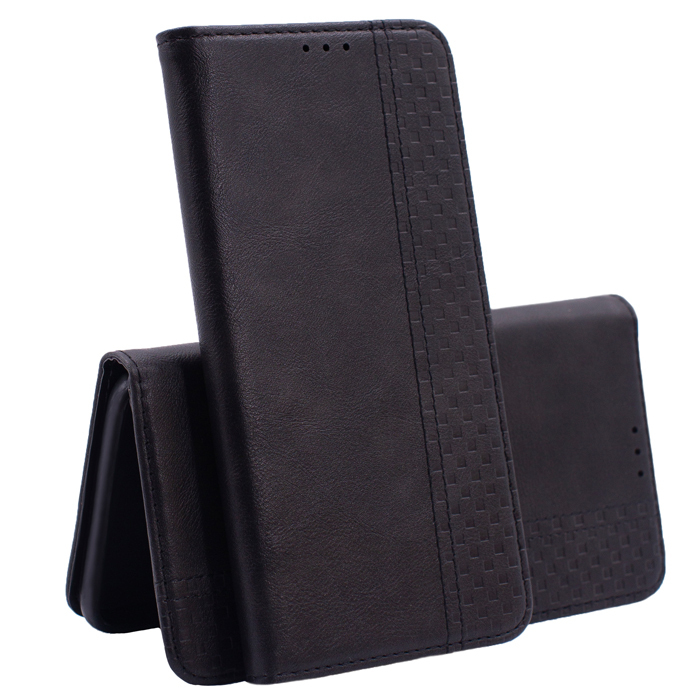 фото Чехол-книжка president wallet из экокожи для huawei y8p / p smart s (2020) (черный) black panther