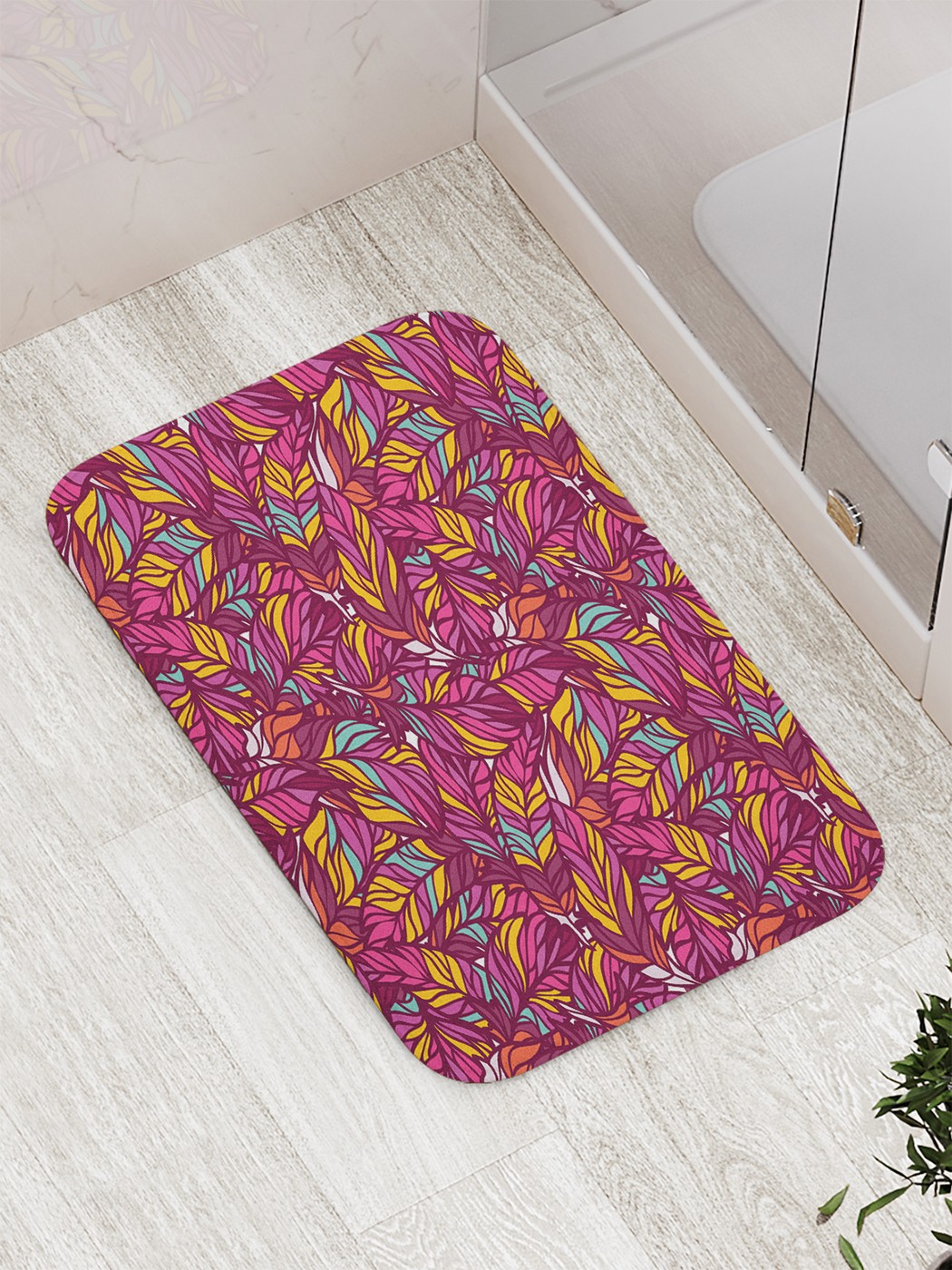 

bath_69957 Коврик противоскользящий для ванной, сауны, бассейна, 77х52 см