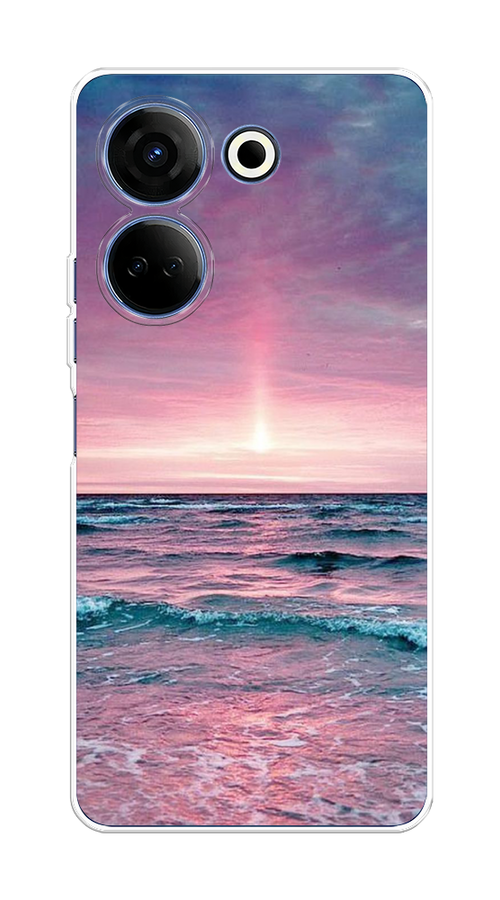 

Чехол на Tecno Camon 20 "Восход 3", Розовый;голубой, 304150-2