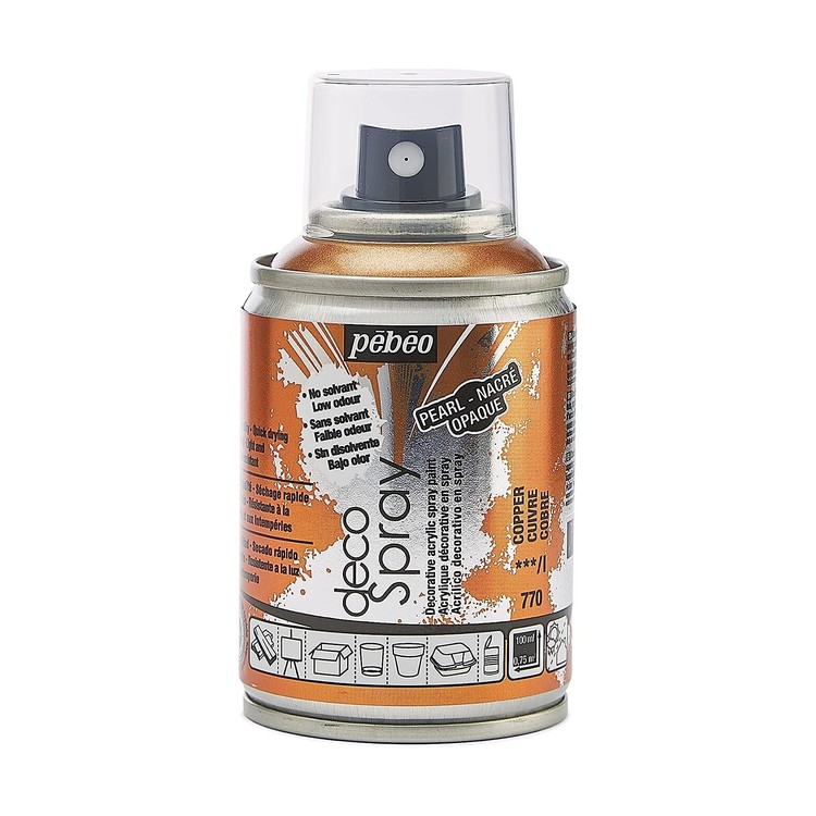 

Краска на водной основе Pebeo decoSpray, 093770 Под медь