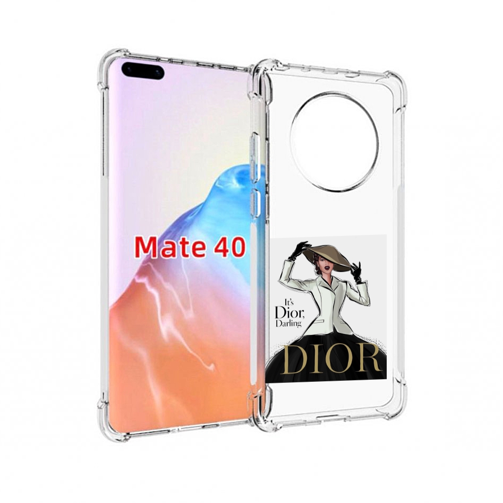 

Чехол MyPads Tocco для Huawei Mate 40 drawings of sketches, Прозрачный, Tocco