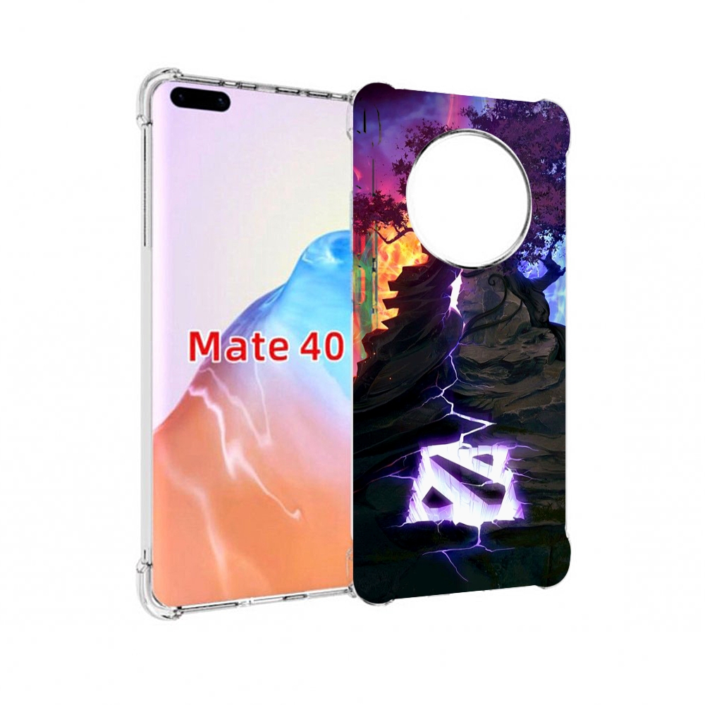 

Чехол MyPads Tocco для Huawei Mate 40 dota 2 логотип, Прозрачный, Tocco