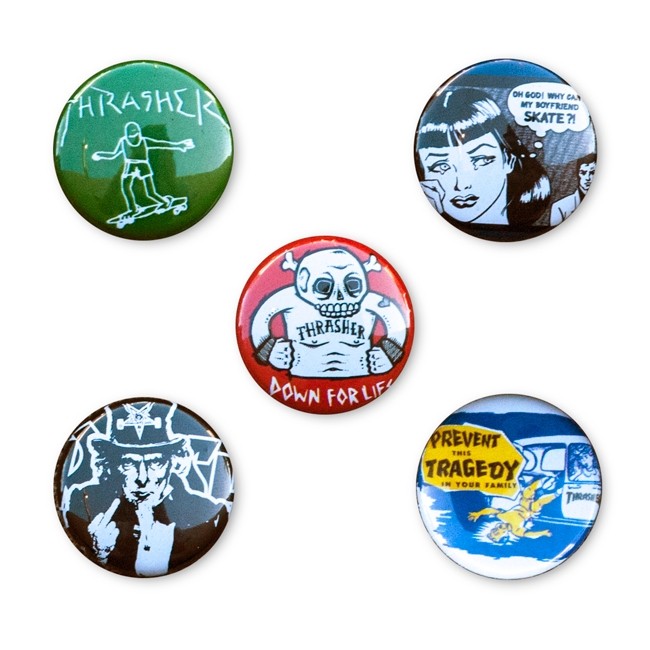 

Значок THRASHER Usual Suspects Buttons 2023