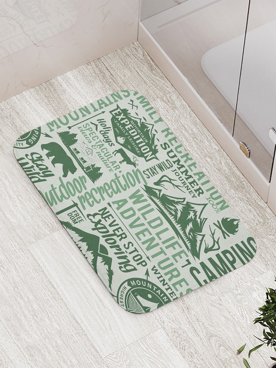 

bath_69947 Коврик противоскользящий для ванной, сауны, бассейна, 77х52 см