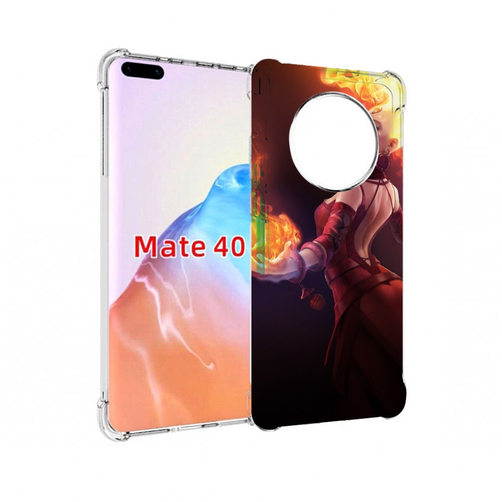 

Чехол MyPads Tocco для Huawei Mate 40 dota 2 Lina, Прозрачный, Tocco