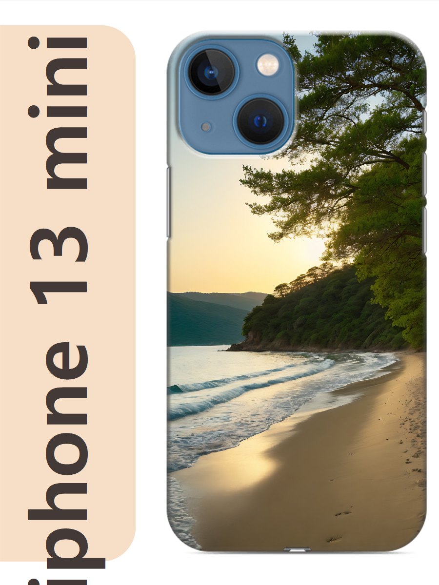 

Чехол на Apple Iphone 13 mini пляж 897, Прозрачный, Iphm13sumr