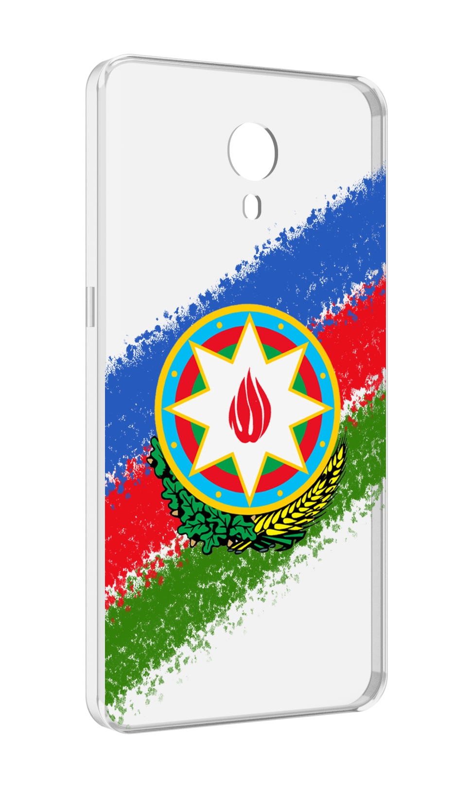 

Чехол MyPads герб флаг Азербайджана для Meizu M3 Note, Прозрачный, Tocco