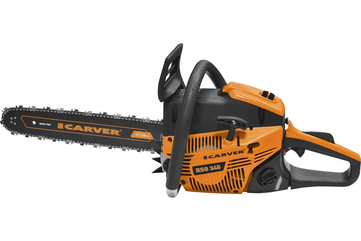 

Бензопила CARVER RSG 345 01.004.00045, Бензопила CARVER RSG 345 [01.004.00045]