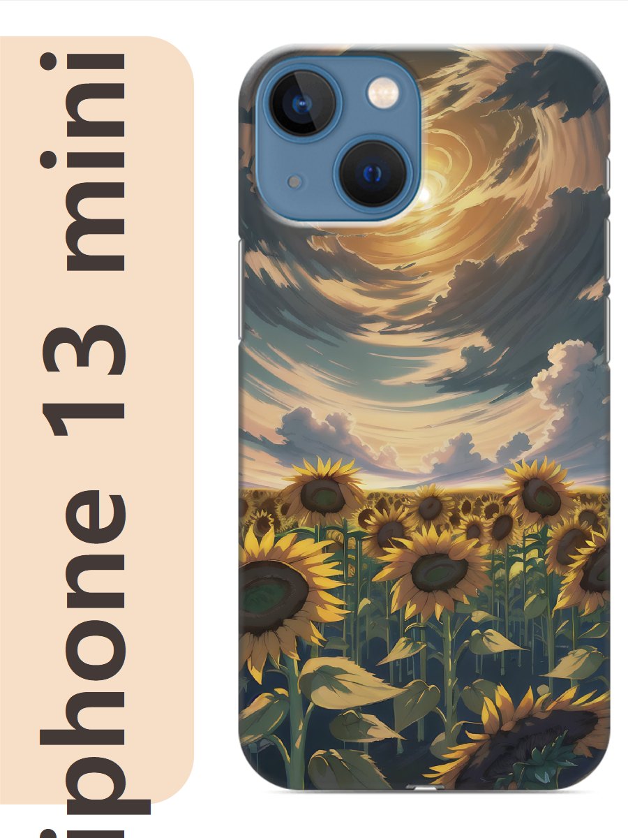 

Чехол на Apple Iphone 13 mini подсолнухи 895, Прозрачный, Iphm13sumr