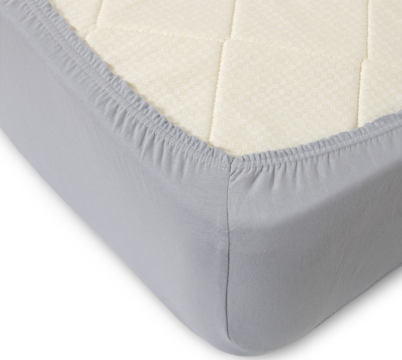 

Простыня на резинке Ночь Нежна Серый 6110-4 Кулирка . 90х200х20, 100013ТР