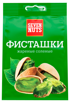 Фисташки Seven Nuts Отборные жареные соленые 175 г