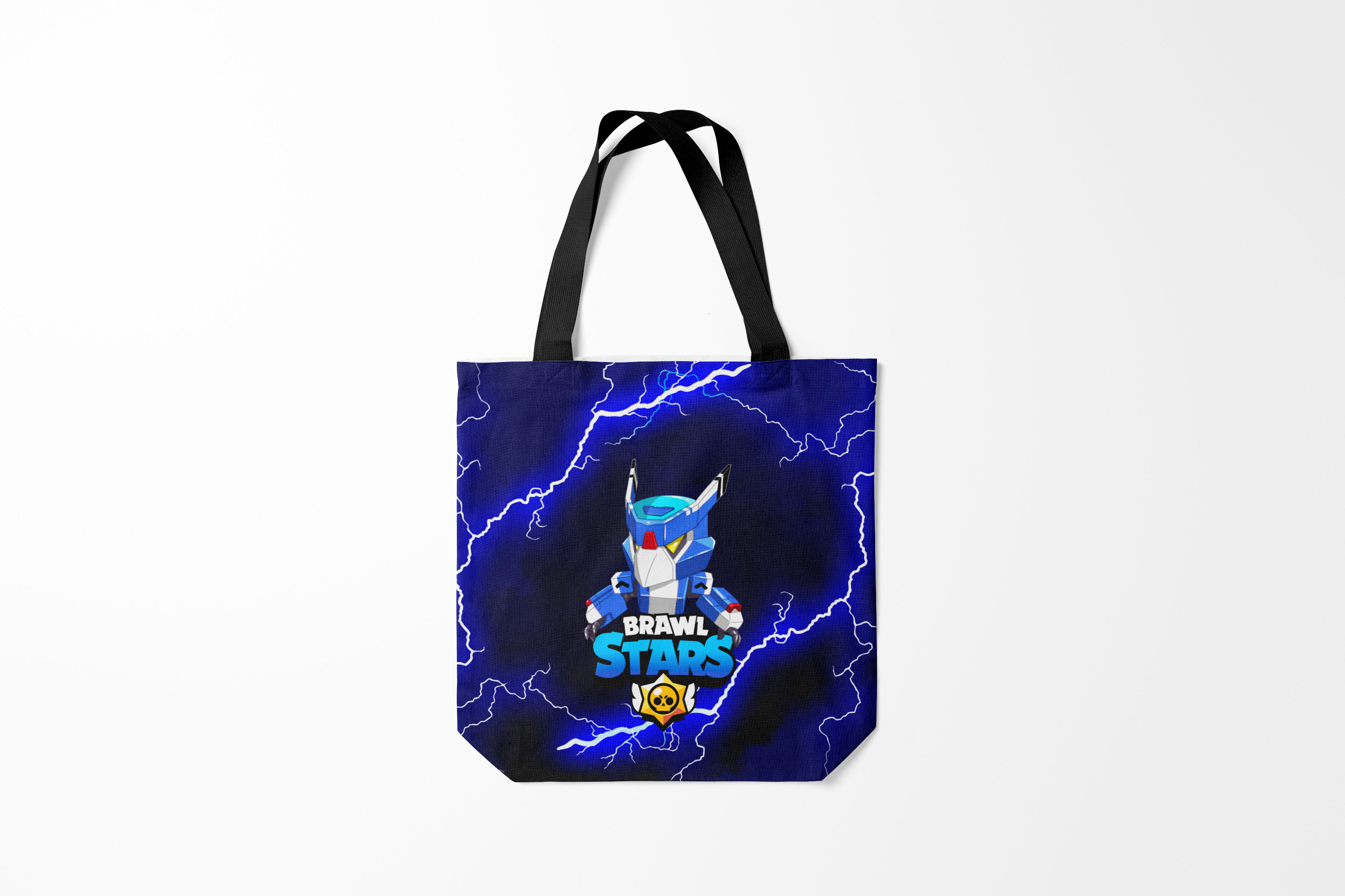 

Сумка шoппер унисекс Burnettie Brawl Stars MECHA CROW, черный, Brawl Stars MECHA CROW