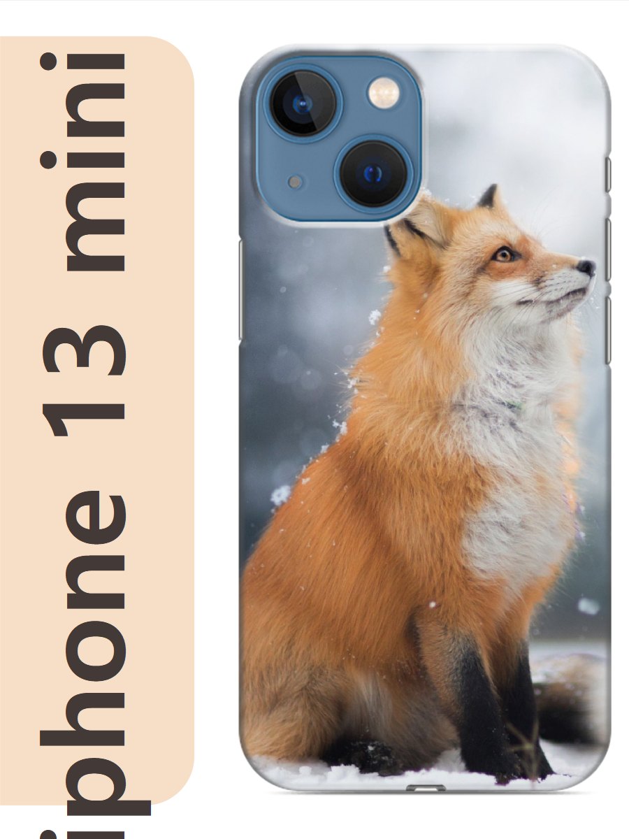 

Чехол на Apple Iphone 13 mini лиса 872, Прозрачный, Iphm13zhiv