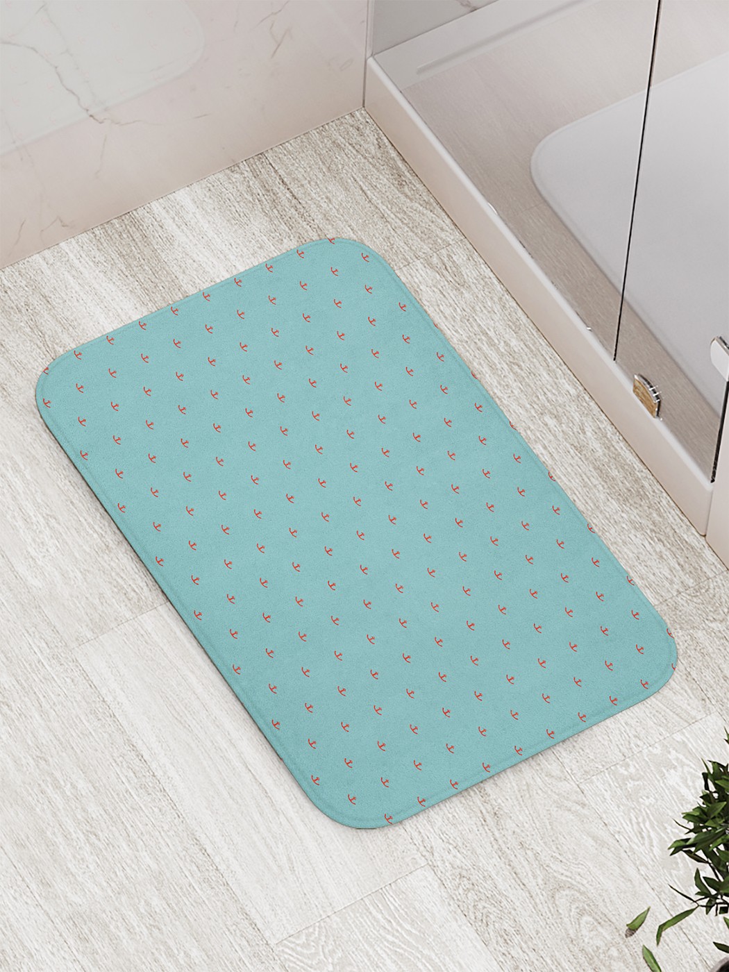 

bath_69822 Коврик противоскользящий для ванной, сауны, бассейна, 77х52 см