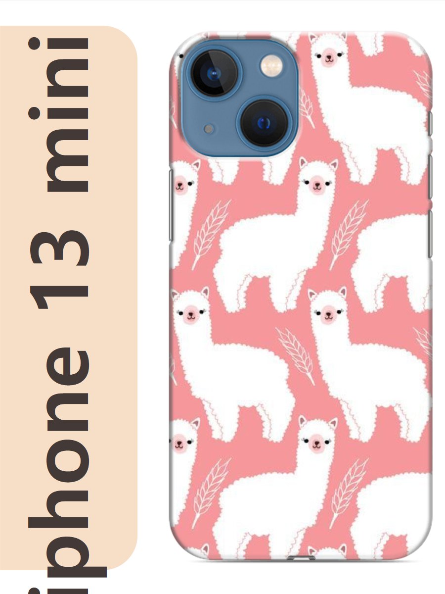 

Чехол на Apple Iphone 13 mini ламы 862, Прозрачный, Iphm13zhiv