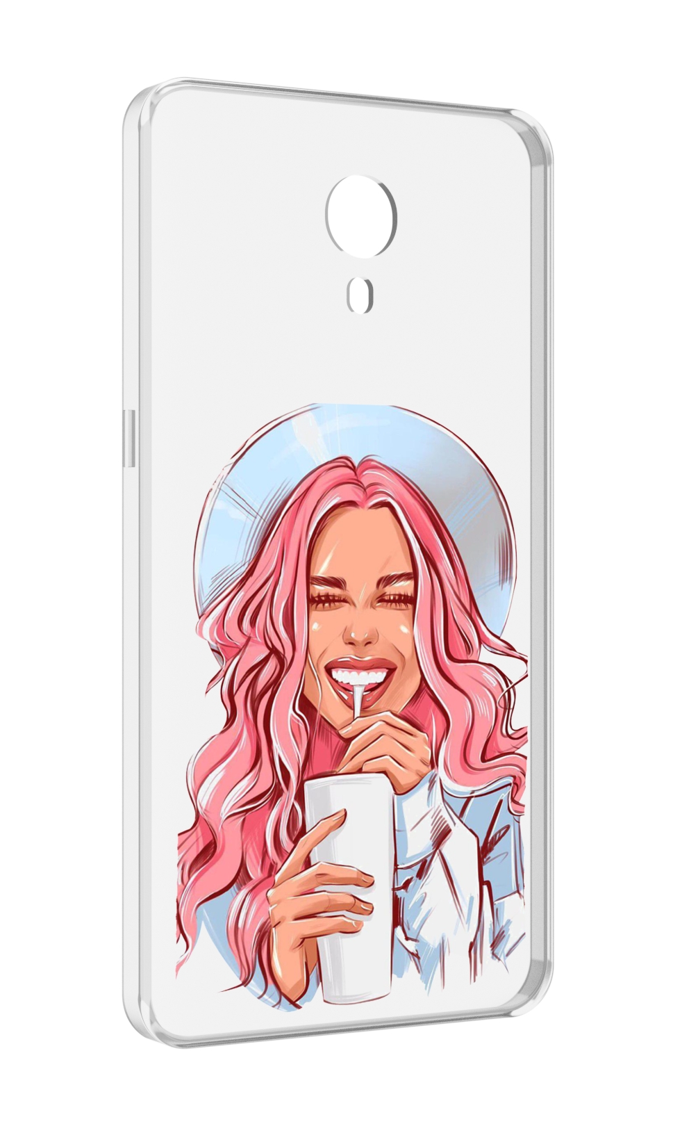 

Чехол MyPads веселая-девушка-модель женский для Meizu M3 Note, Прозрачный, Tocco