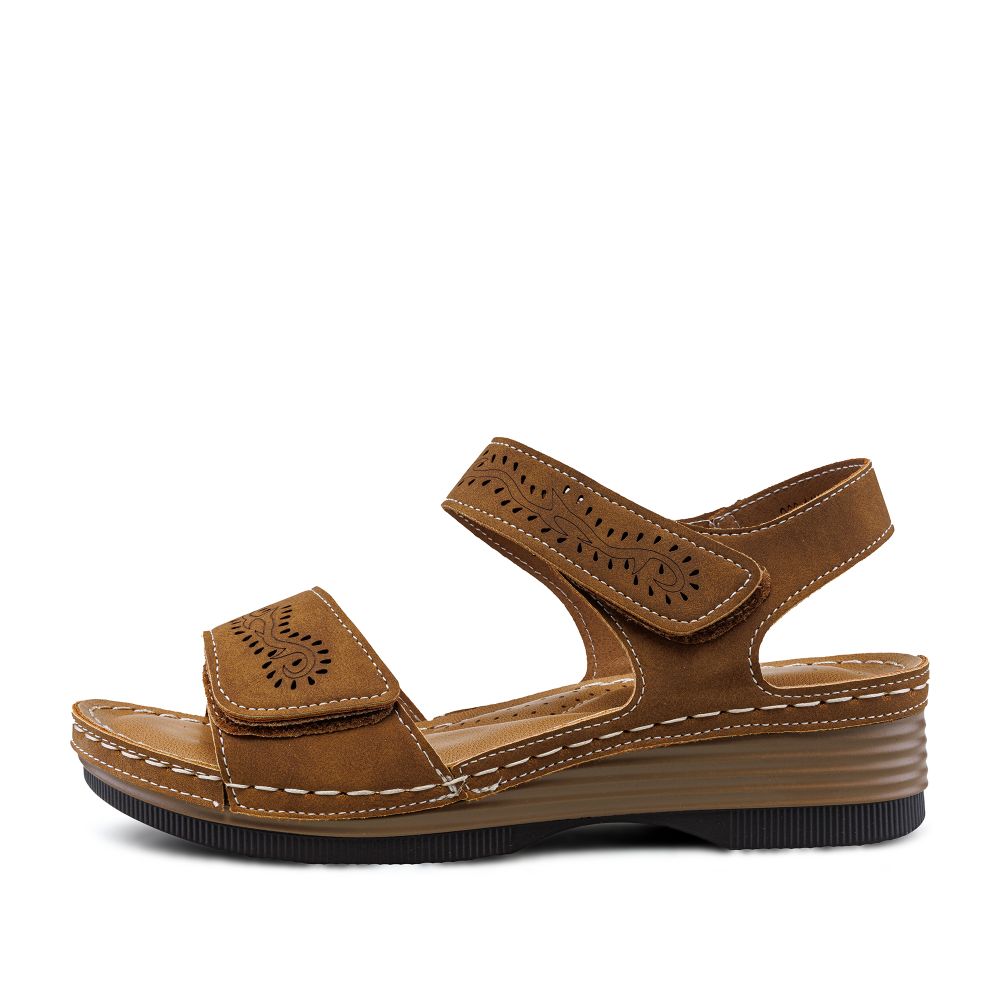 

Босоножки женские Marisetta 268-11WA-588SS коричневые 41 RU, Коричневый, 268-11WA-588SS