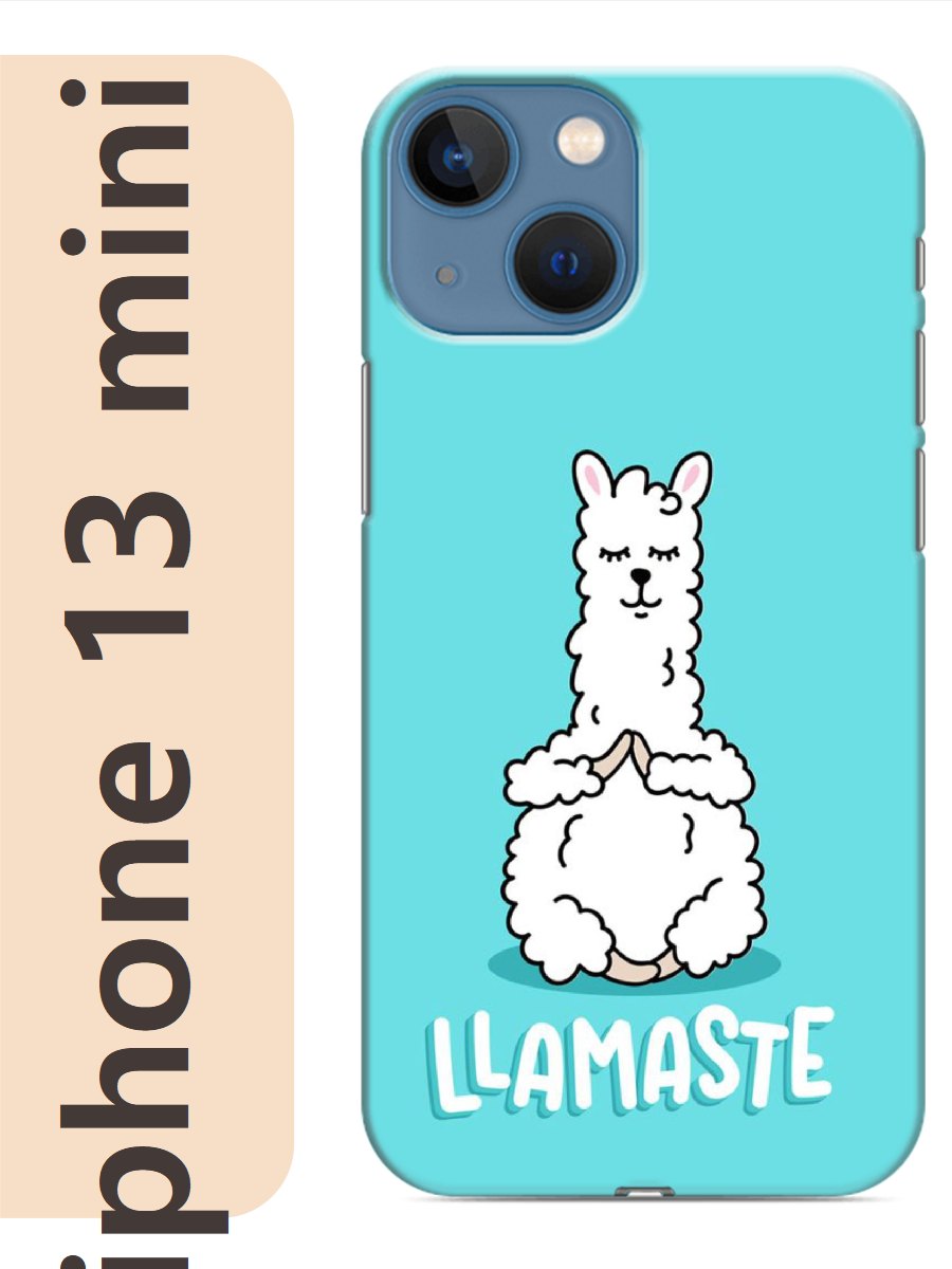 

Чехол на Apple Iphone 13 mini лама ламасте 849, Прозрачный, Iphm13zhiv