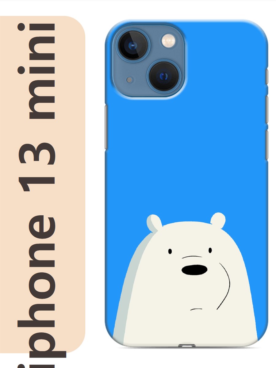 

Чехол на Apple Iphone 13 mini мишка 846, Прозрачный, Iphm13zhiv