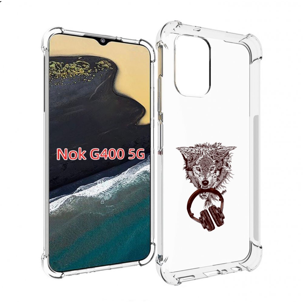 

Чехол MyPads дикий волк для Nokia G400 5G, Прозрачный, Tocco