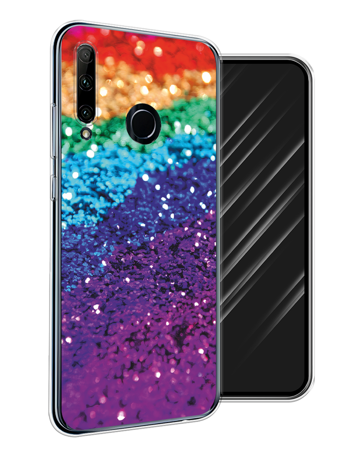 

Чехол Awog на Huawei P Smart Plus 2019 "Ван Гог Звездная ночь", Желтый, 69250-9
