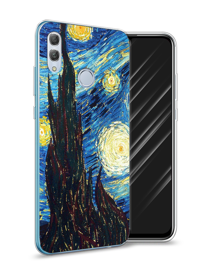 

Чехол Awog на Huawei P Smart 2019 "Ван Гог Звездная ночь", Желтый, 67250-9