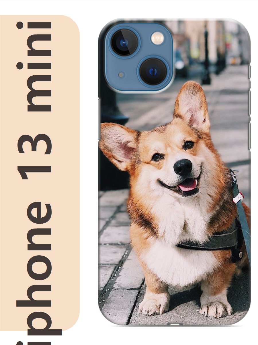 

Чехол на Apple Iphone 13 mini корги город 815, Прозрачный, Iphm13dogs