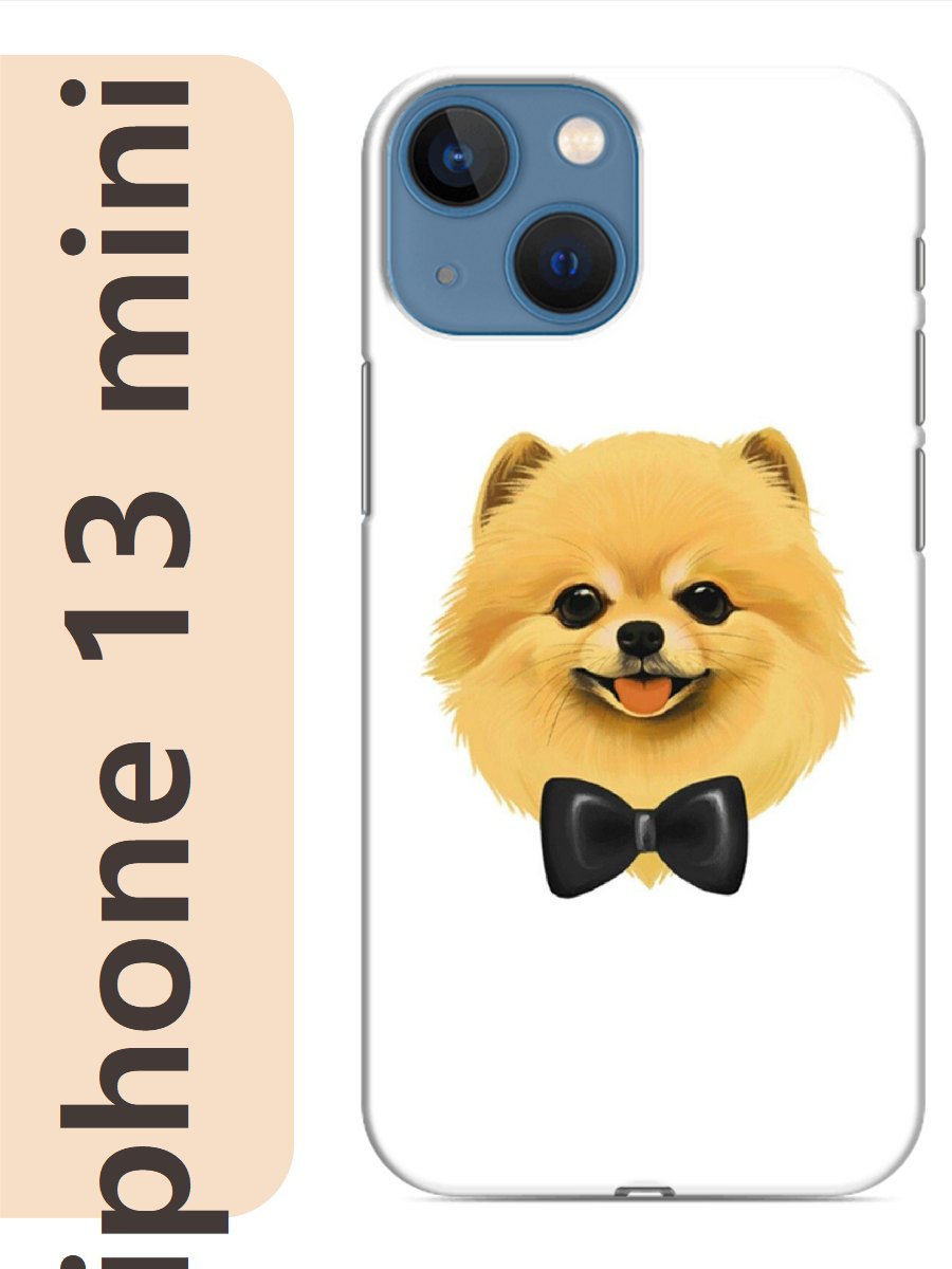 

Чехол на Apple Iphone 13 mini шпиц с бабочкой 807, Прозрачный, Iphm13dogs