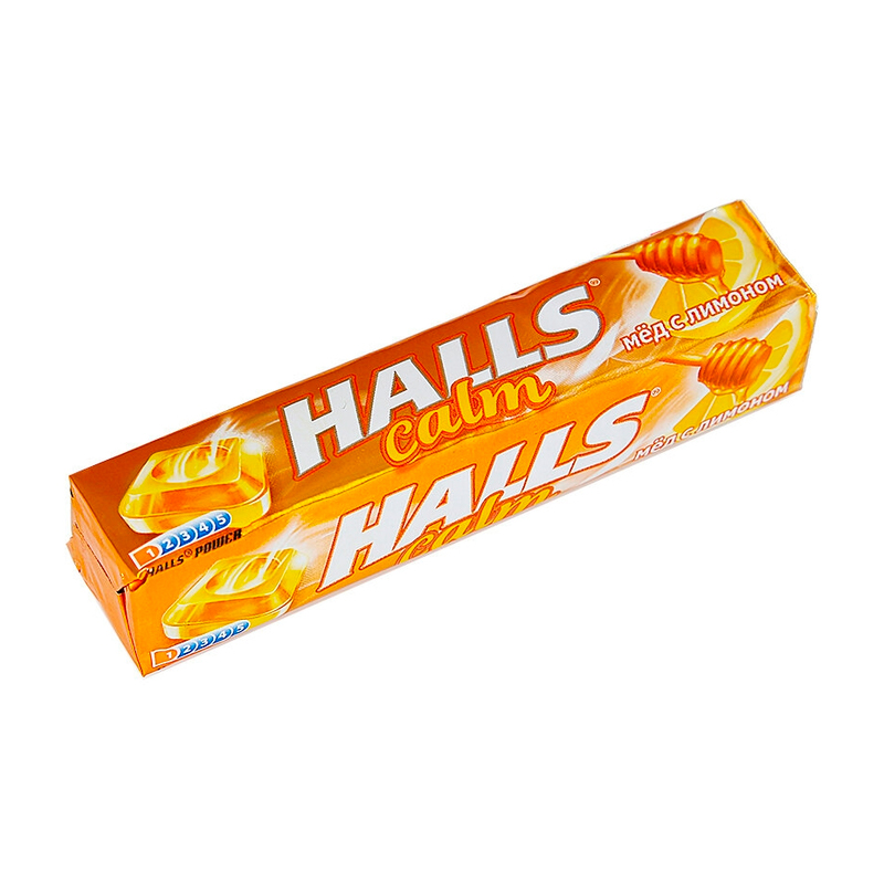 Карамель Halls мед и лимон 33 г