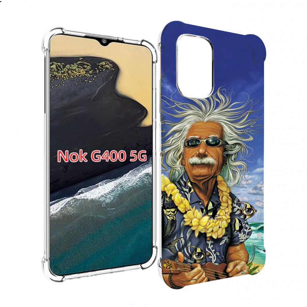 

Чехол MyPads энштейн на отдыхе для Nokia G400 5G, Прозрачный, Tocco