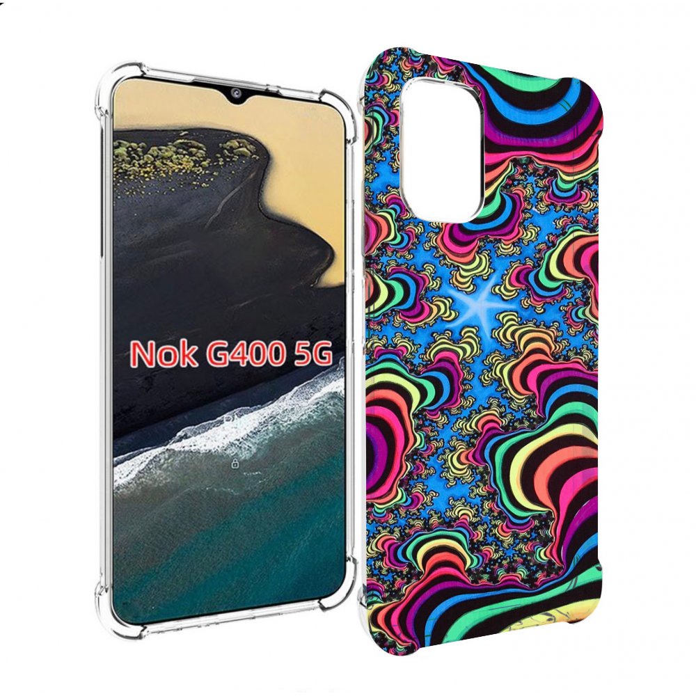 

Чехол MyPads щупальца иллюзия для Nokia G400 5G, Прозрачный, Tocco