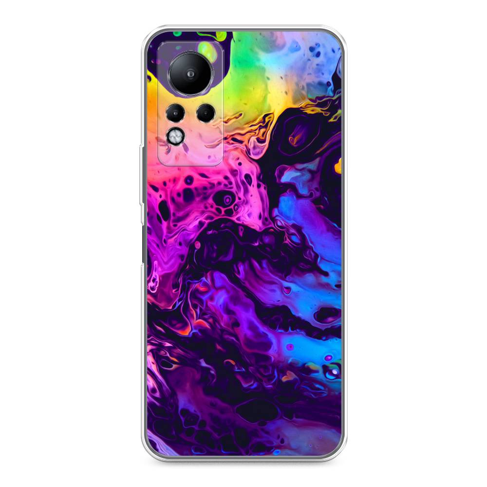 

Чехол Awog на Infinix Note 11 "ACID fluid", Разноцветный, 3100450-3