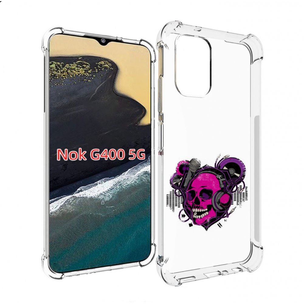 

Чехол MyPads череп 1 для Nokia G400 5G, Прозрачный, Tocco