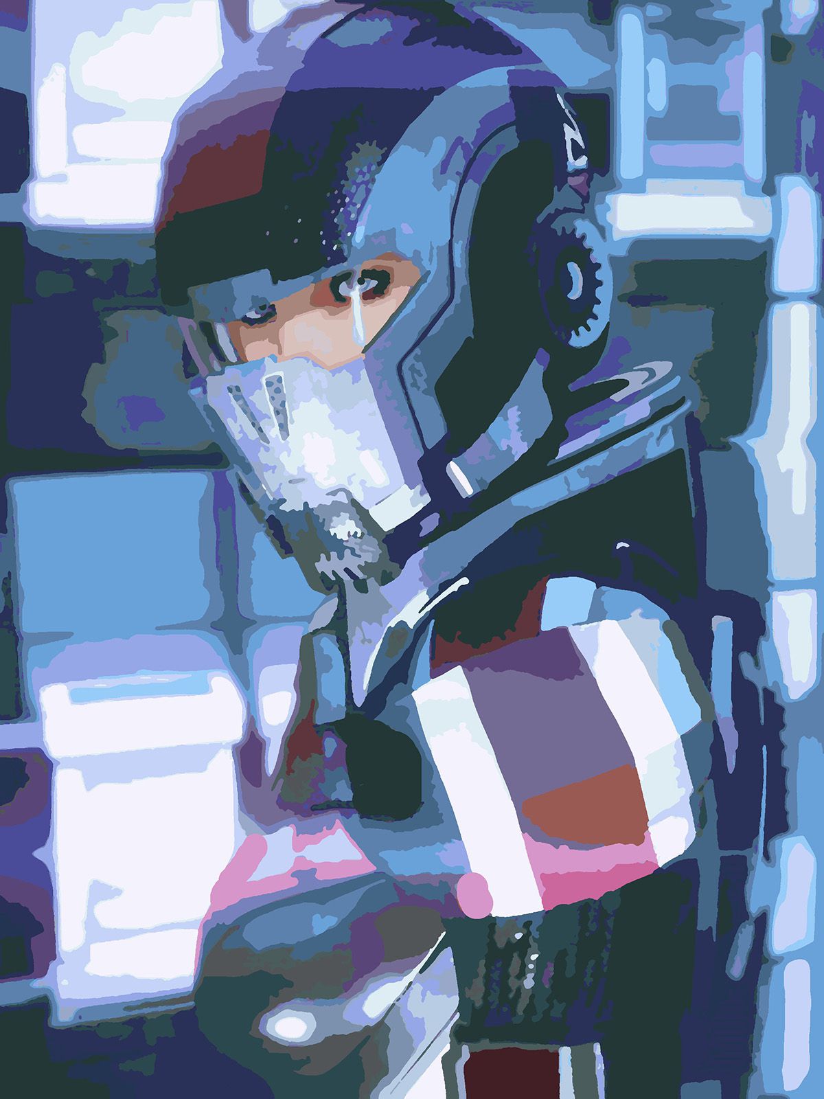 

Картина по номерам Красиво Красим Mass Effect 2, 80 х 120 см, Mass Effect 2