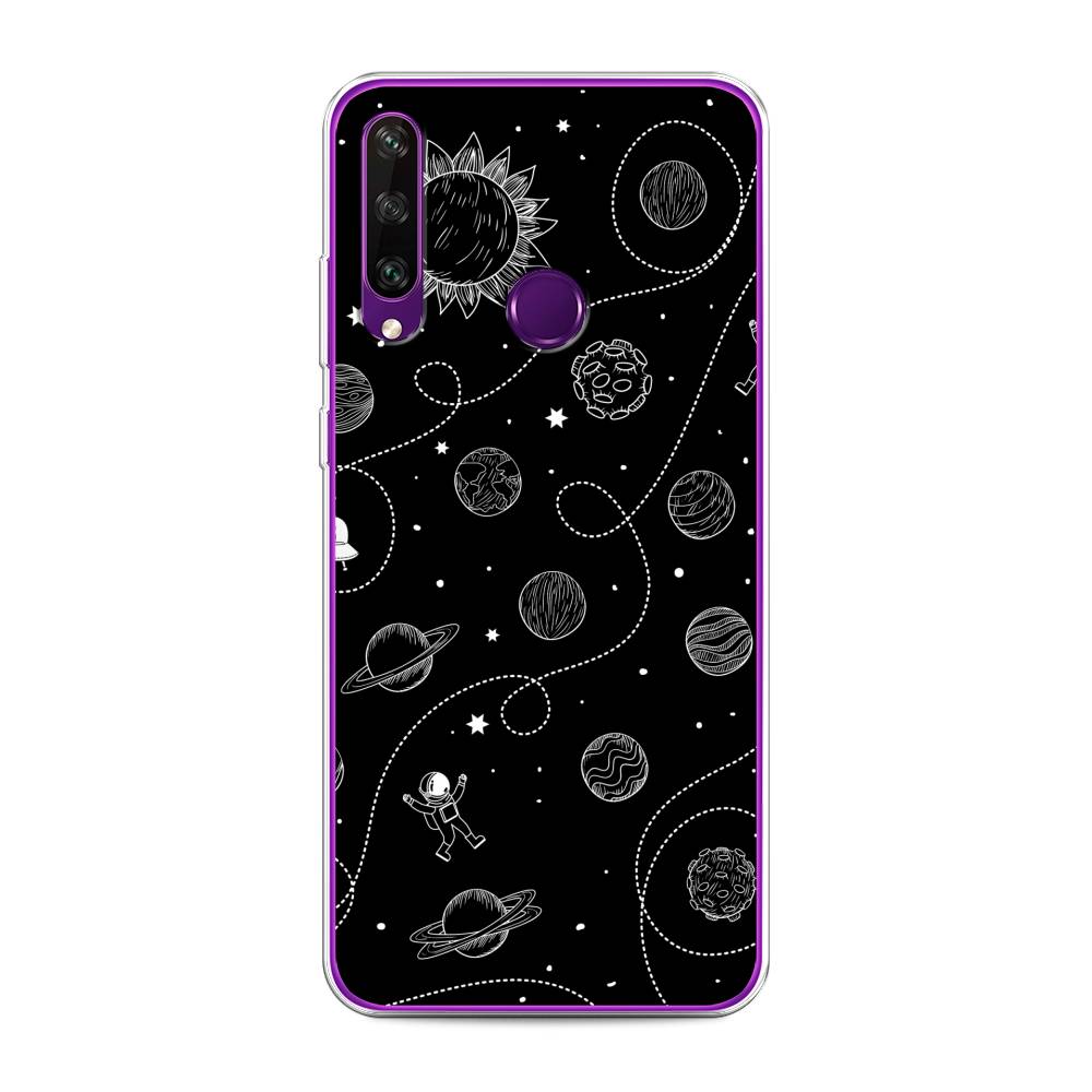 

Чехол Awog на Huawei Y6p "В невесомости", Бежевый, 6103250-4