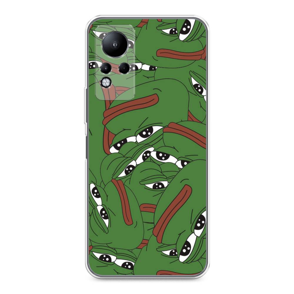 

Чехол Awog на Infinix Note 11 "Печальный frog", Разноцветный, 3100450-9