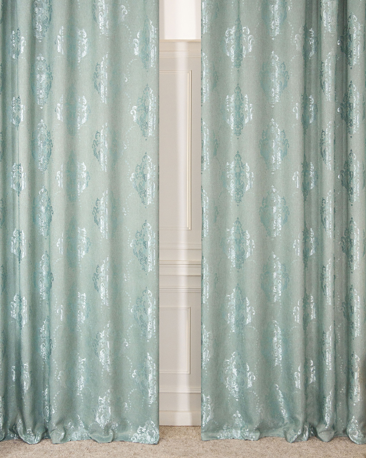 

Шторы с вензелями Evrika Home 300x240 Ренессанс Хром, Ренессанс 2ш