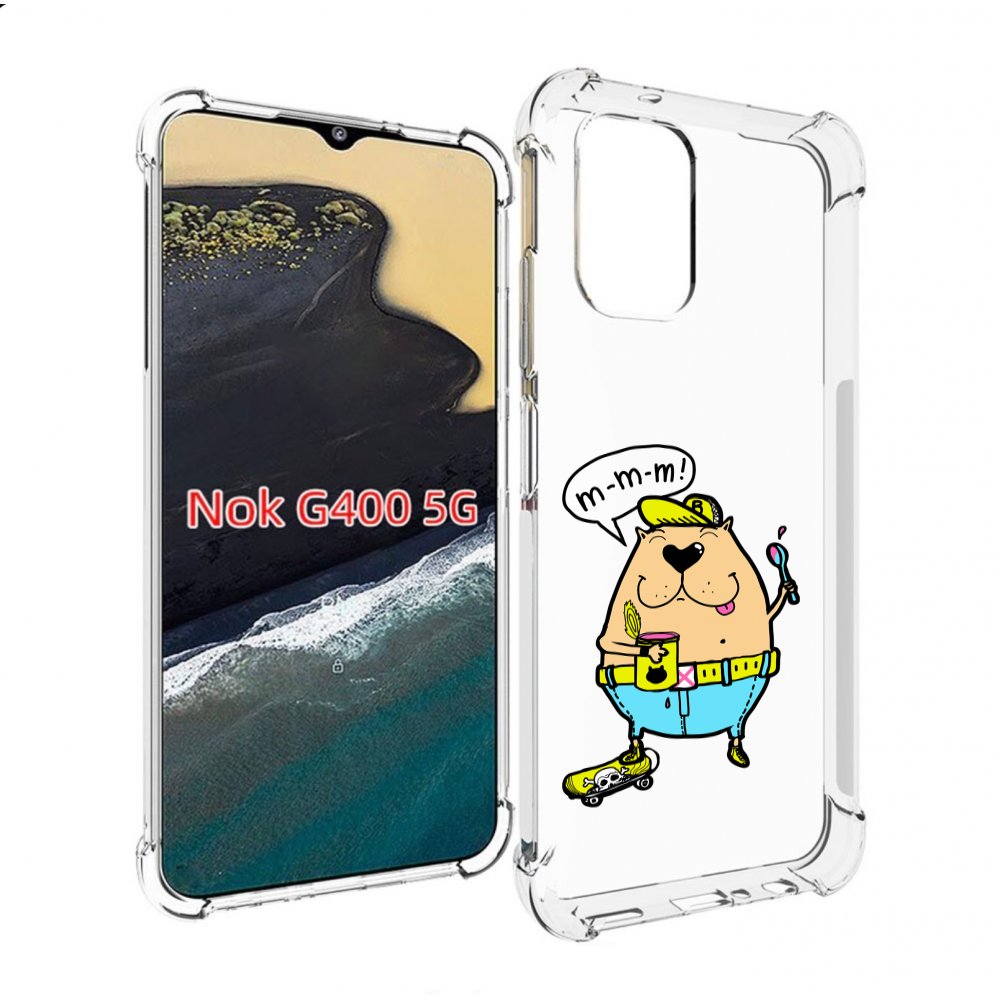 

Чехол MyPads Бобр для Nokia G400 5G, Прозрачный, Tocco