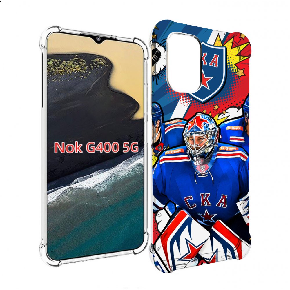

Чехол MyPads хк ска спб мужской для Nokia G400 5G, Прозрачный, Tocco
