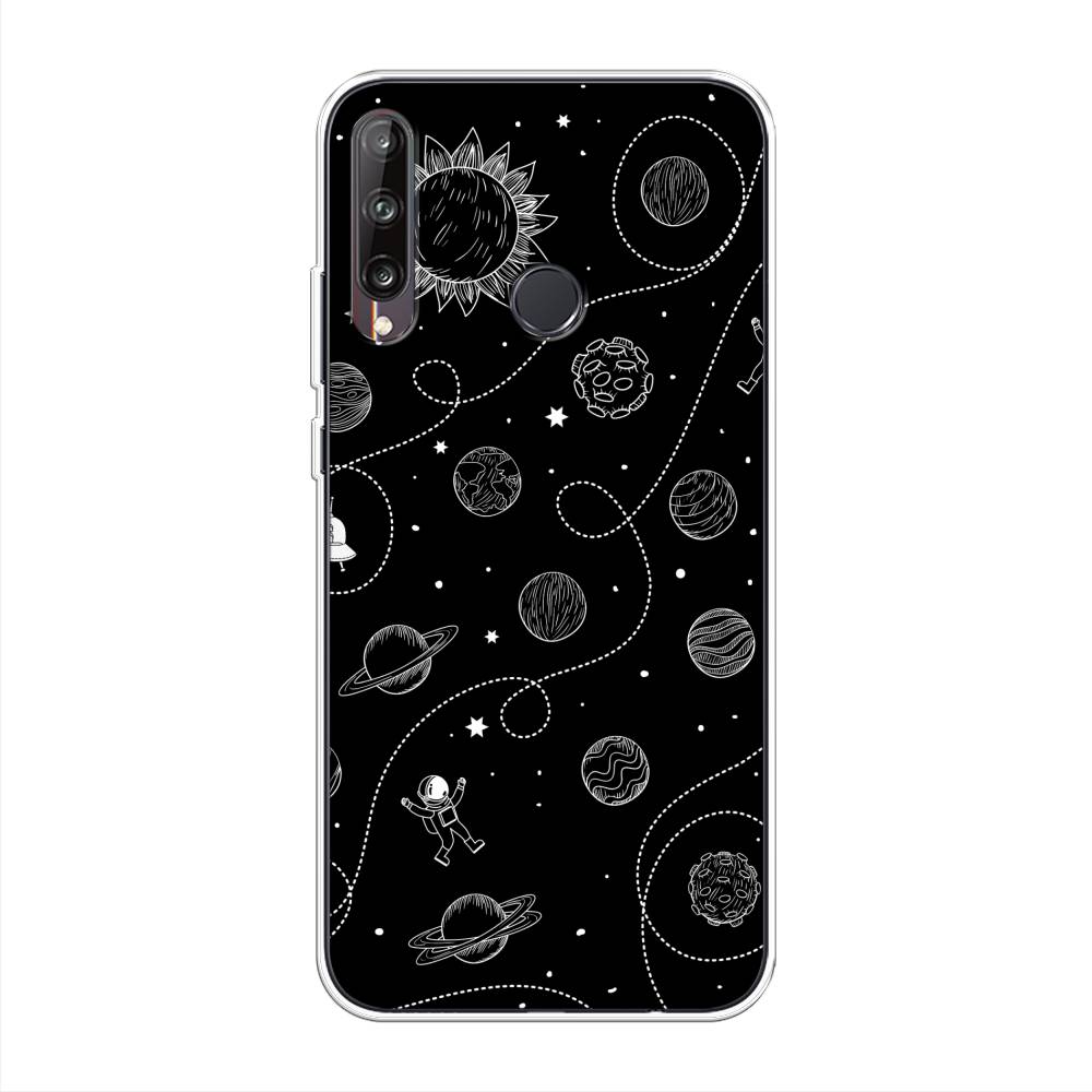 

Чехол Awog на Huawei P40 lite E "В невесомости", Бежевый, 612450-4