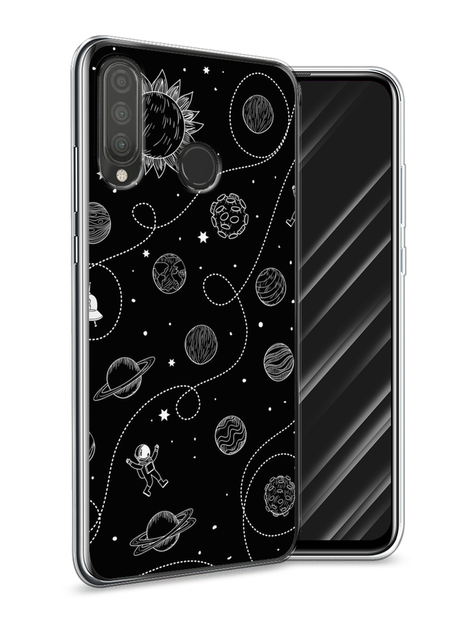

Чехол Awog на Huawei P30 Lite "В невесомости", Бежевый, 67950-4