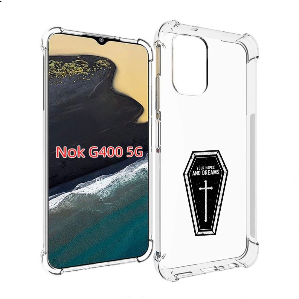 

Чехол MyPads гроб с мечтами для Nokia G400 5G, Прозрачный, Tocco