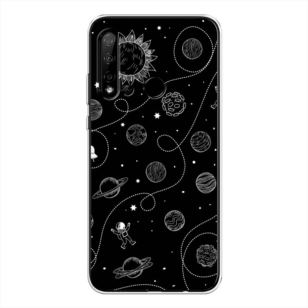 

Чехол Awog на Huawei P20 lite 2019 "В невесомости", Бежевый, 69750-4